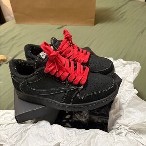 Travis Scott x Air Jordan 1 Retro Low OG SP 'Black Phantom'